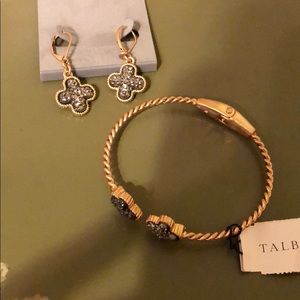 Talbot’s bracelet and matching earrings
